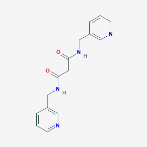 molecular formula C15H16N4O2 B422678 N~1~,N~3~-bis(3-pyridinylmethyl)malonamide 