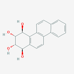 molecular formula C18H16O4 B042269 (1R,2S,3R,4S)-1,2,3,4-tetrahydrochrysene-1,2,3,4-tetrol CAS No. 127592-29-4