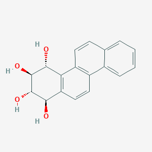molecular formula C18H16O4 B042272 (1R,2S,3S,4R)-1,2,3,4-tetrahydrochrysene-1,2,3,4-tetrol CAS No. 77208-18-5