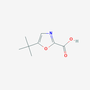 molecular formula C8H11NO3 B042282 5-(tert-Butyl)oxazole-2-carboxylic acid CAS No. 209531-11-3