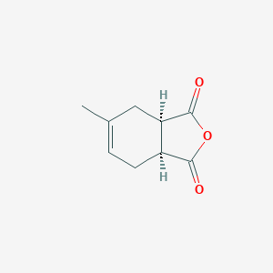 molecular formula C₉H₁₀O₃ B042289 1,3-Isobenzofurandione, 3a,4,7,7a-tetrahydro-5-methyl-, (3aR,7aS)-rel- CAS No. 1694-82-2