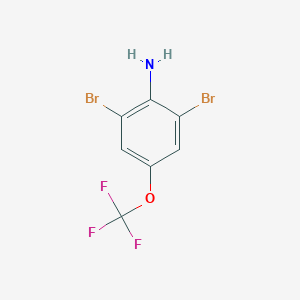 molecular formula C7H4Br2F3NO B042295 2,6-Dibromo-4-(trifluoromethoxy)aniline CAS No. 88149-49-9