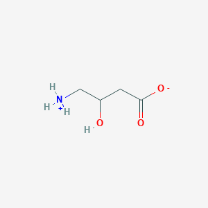 molecular formula C4H9NO3 B042304 4-Amino-3-hydroxybutyric acid CAS No. 924-49-2