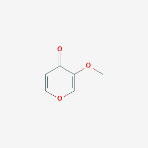 molecular formula C6H6O3 B042305 3-甲氧基吡喃-4-酮 CAS No. 1193-64-2