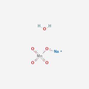 molecular formula H2MnNaO5 B042308 高锰酸钠一水合物 CAS No. 79048-36-5