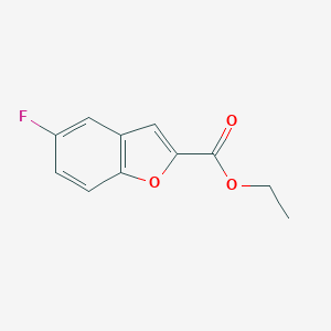 molecular formula C11H9FO3 B042316 5-氟苯并呋喃-2-甲酸乙酯 CAS No. 93849-31-1