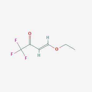 molecular formula C6H7F3O2 B042323 4-Ethoxy-1,1,1-trifluoro-3-buten-2-one CAS No. 17129-06-5