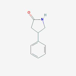 molecular formula C10H11NO B042324 4-Phenyl-2-pyrrolidone CAS No. 1198-97-6