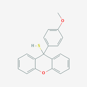molecular formula C20H16O2S B042328 9-(4-Methoxyphenyl)-9H-xanthene-9-thiol CAS No. 132628-15-0