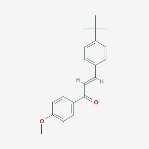 molecular formula C20H22O2 B423381 (2E)-3-(4-tert-Butylphenyl)-1-(4-methoxyphenyl)prop-2-en-1-one CAS No. 1084898-93-0