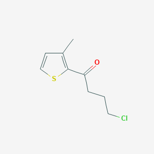 molecular formula C9H11ClOS B042343 4-Chloro-1-(3-methylthiophen-2-yl)butan-1-one CAS No. 157925-24-1