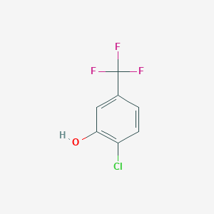 molecular formula C7H4ClF3O B042345 2-Chloro-5-(trifluoromethyl)phenol CAS No. 40889-91-6