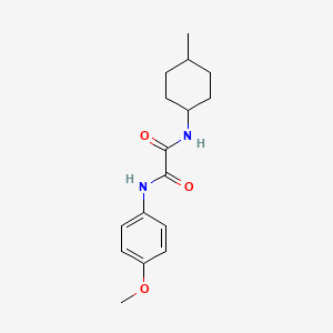 molecular formula C16H22N2O3 B4234718 N'-(4-methoxyphenyl)-N-(4-methylcyclohexyl)oxamide 