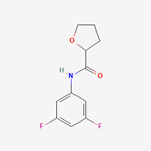 molecular formula C11H11F2NO2 B4234784 N-(3,5-difluorophenyl)tetrahydrofuran-2-carboxamide 