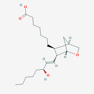 molecular formula C21H36O4 B042349 9,11-methane-epoxy Prostaglandin F1alpha CAS No. 72517-81-8