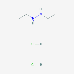 molecular formula C4H13ClN2 B042356 1,2-Diethylhydrazine dihydrochloride CAS No. 7699-31-2