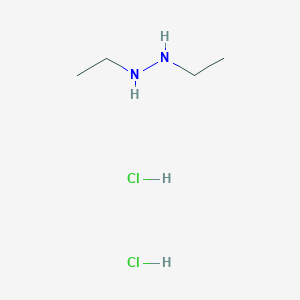 molecular formula C4H14Cl2N2 B042356 1,2-Diethylhydrazine dihydrochloride CAS No. 7699-31-2