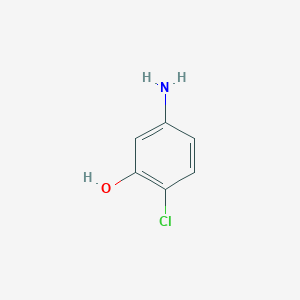 molecular formula C6H6ClNO B042359 2-Chloro-5-aminophenol CAS No. 6358-06-1
