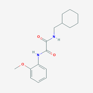 molecular formula C16H22N2O3 B4236439 N-(cyclohexylmethyl)-N'-(2-methoxyphenyl)oxamide 