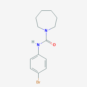 molecular formula C13H17BrN2O B4236587 N-(4-bromophenyl)azepane-1-carboxamide 
