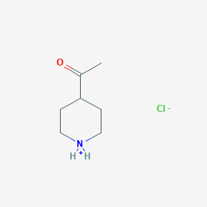 molecular formula C7H14ClNO B042366 1-(Piperidin-4-yl)ethanone hydrochloride CAS No. 89895-06-7