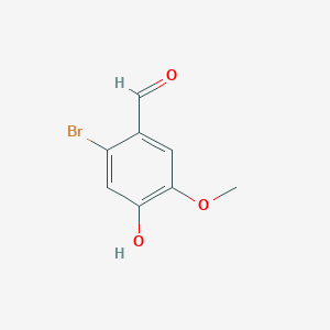 molecular formula C8H7BrO3 B042375 6-Bromovanillin CAS No. 60632-40-8