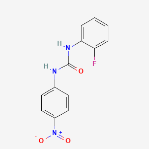 molecular formula C13H10FN3O3 B4237687 1-(2-Fluorophenyl)-3-(4-nitrophenyl)urea 