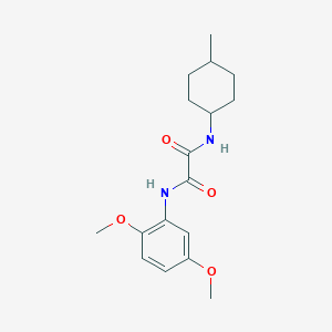 molecular formula C17H24N2O4 B4238001 N'-(2,5-dimethoxyphenyl)-N-(4-methylcyclohexyl)oxamide 