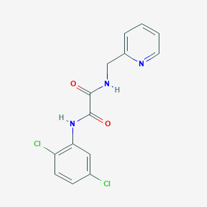 molecular formula C14H11Cl2N3O2 B4238041 N~1~-(2,5-DICHLOROPHENYL)-N~2~-(2-PYRIDYLMETHYL)ETHANEDIAMIDE 