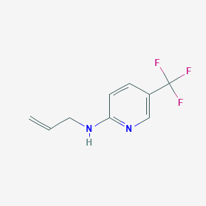 molecular formula C9H9F3N2 B4238445 n-Allyl-5-(trifluoromethyl)pyridin-2-amine 