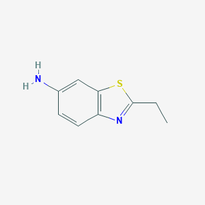 molecular formula C9H10N2S B042387 2-Ethylbenzo[d]thiazol-6-amine CAS No. 17142-81-3