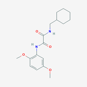 molecular formula C17H24N2O4 B4238826 N-(cyclohexylmethyl)-N'-(2,5-dimethoxyphenyl)oxamide 