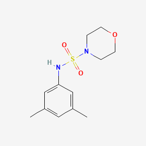 molecular formula C12H18N2O3S B4238945 N-(3,5-dimethylphenyl)morpholine-4-sulfonamide 