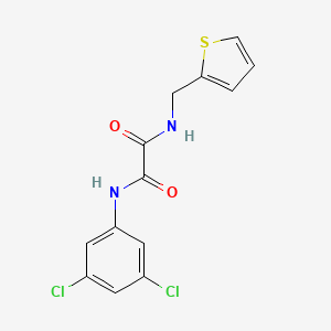 molecular formula C13H10Cl2N2O2S B4239096 N'-(3,5-dichlorophenyl)-N-(thiophen-2-ylmethyl)oxamide 