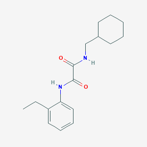 molecular formula C17H24N2O2 B4239190 N-(cyclohexylmethyl)-N'-(2-ethylphenyl)oxamide 