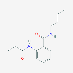 molecular formula C14H20N2O2 B4239381 N-butyl-2-(propanoylamino)benzamide 