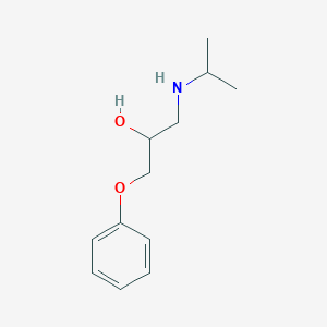 molecular formula C12H19NO2 B042394 1-(Isopropylamino)-3-phenoxypropan-2-ol CAS No. 7695-63-8