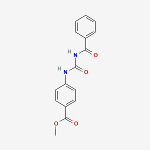 molecular formula C16H14N2O4 B4239711 Methyl 4-(benzoylcarbamoylamino)benzoate 