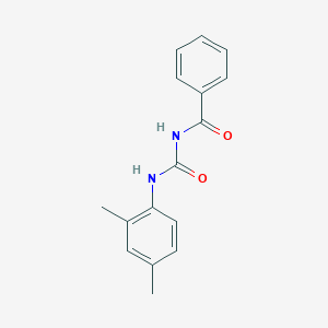 molecular formula C16H16N2O2 B4239841 N-[(2,4-dimethylphenyl)carbamoyl]benzamide 