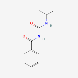 molecular formula C11H14N2O2 B4240049 N-(propan-2-ylcarbamoyl)benzamide 