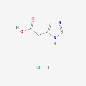 molecular formula C5H7ClN2O2 B042406 4-Imidazoleacetic acid hydrochloride CAS No. 3251-69-2