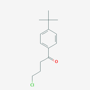 molecular formula C14H19ClO B042407 4'-叔丁基-4-氯丁苯酮 CAS No. 43076-61-5