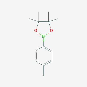 molecular formula C13H19BO2 B042414 4,4,5,5-Tetramethyl-2-(p-tolyl)-1,3,2-dioxaborolane CAS No. 195062-57-8