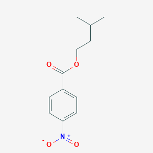 molecular formula C12H15NO4 B042415 3-methylbutyl 4-nitrobenzoate CAS No. 38120-06-8