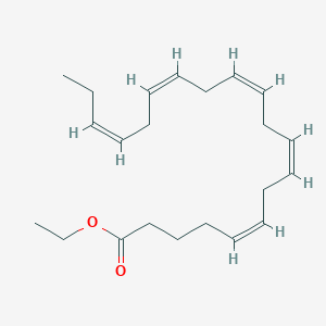 molecular formula C₂₂H₃₄O₂ B042423 Icosapent ethyl CAS No. 73310-10-8