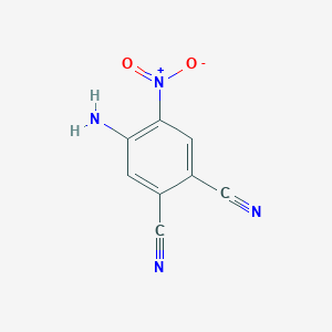 molecular formula C8H4N4O2 B042429 4-Amino-5-nitrophthalonitrile CAS No. 79319-38-3