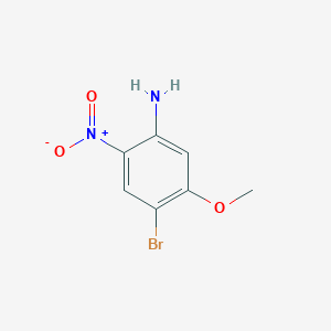 molecular formula C7H7BrN2O3 B042433 4-Bromo-5-methoxy-2-nitroaniline CAS No. 173312-36-2