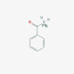 molecular formula C8H8O B042453 Acetophenone-methyl-13C CAS No. 71777-36-1