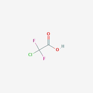 molecular formula C2HClF2O2 B042455 Chlorodifluoroacetic acid CAS No. 76-04-0