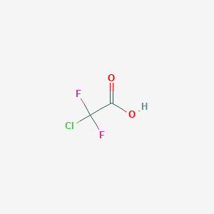 molecular formula C2HClF2O2 B042455 氯二氟乙酸 CAS No. 76-04-0
